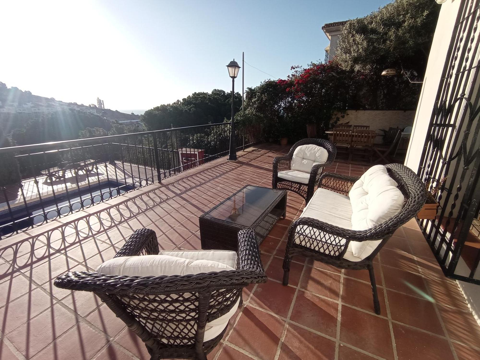 Apartamento En Villa Con Piscina Málaga Exteriör bild