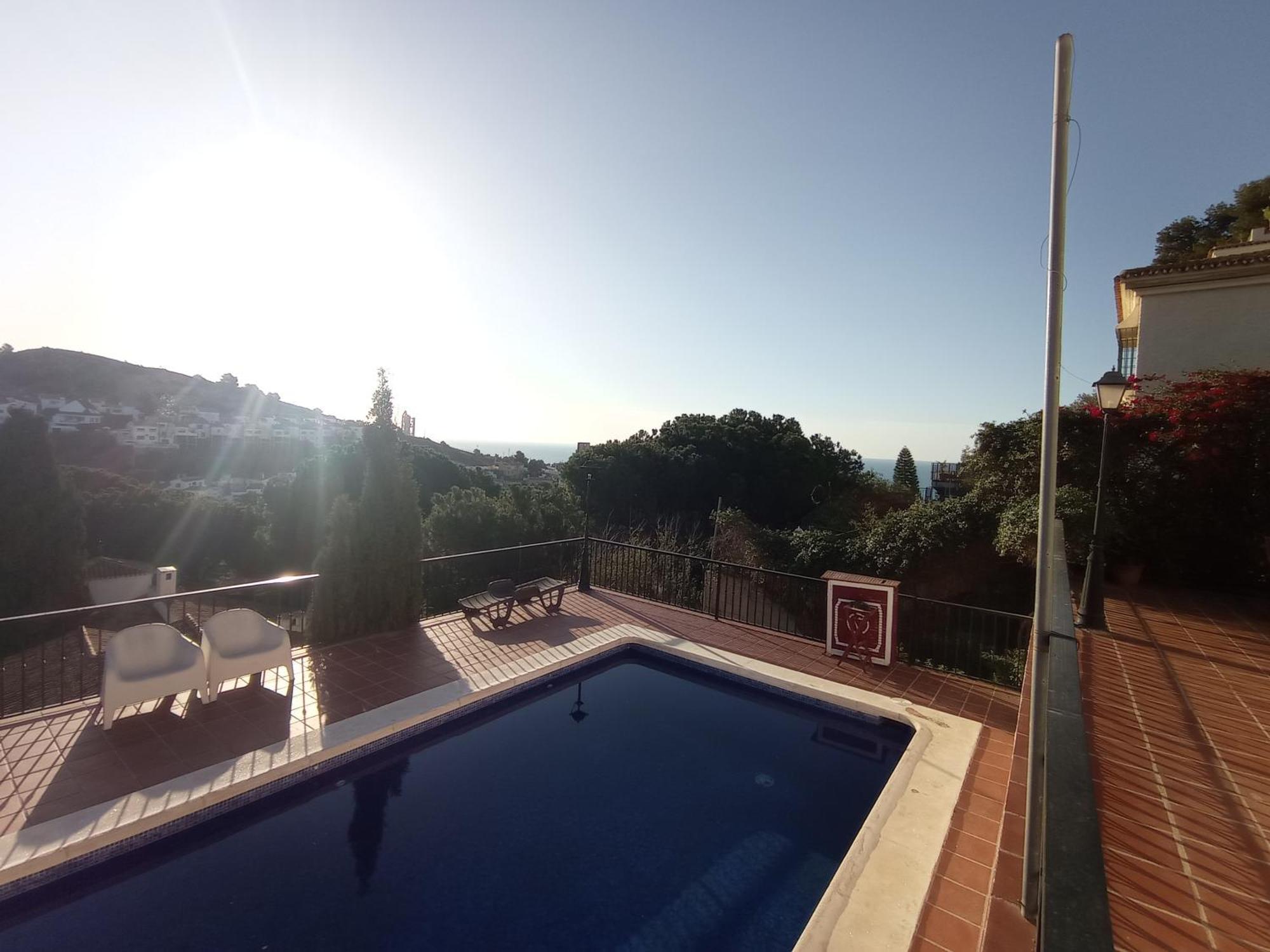 Apartamento En Villa Con Piscina Málaga Exteriör bild