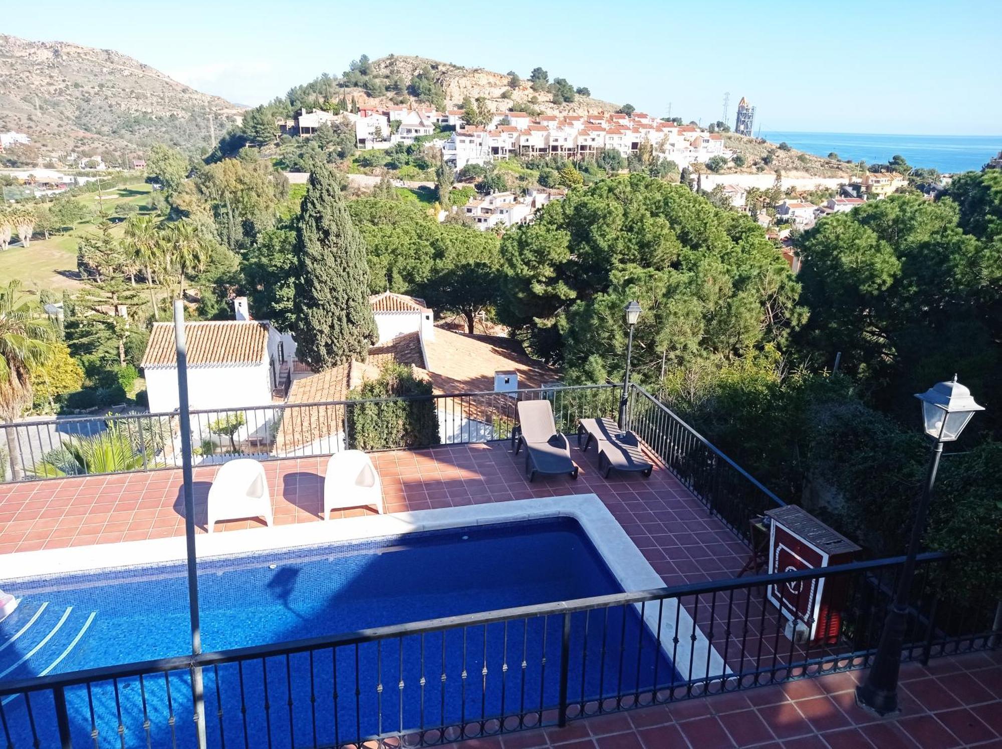 Apartamento En Villa Con Piscina Málaga Exteriör bild